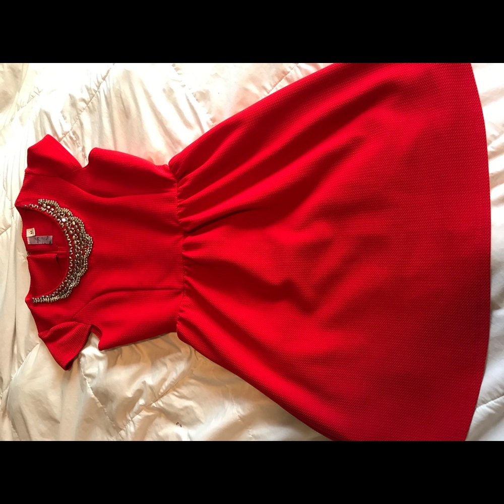 Red dress